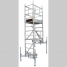 Échafaudage d'escalier en aluminium hauteur de travail 5.0m.  